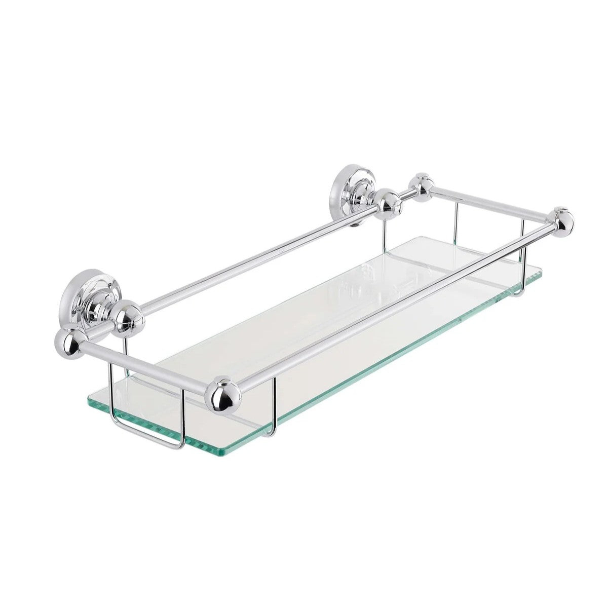 Brass Bathroom Shelves