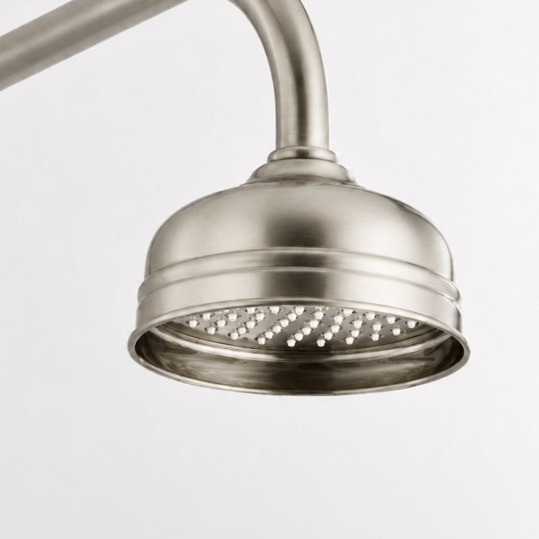 5 inch Traditional Shower Head in Brushed Nickel