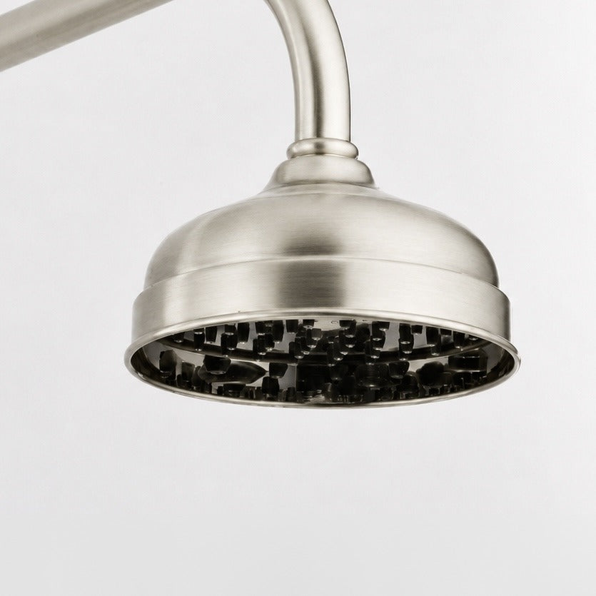 6 inch Traditional Easy Clean Shower Head in Brushed Nickel