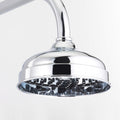 6 inch Traditional Easy Clean Shower Head in Chrome