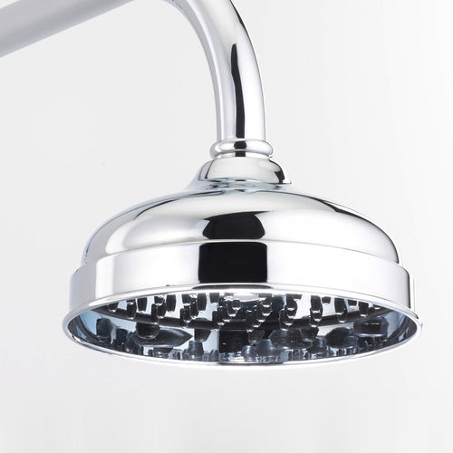 6 inch Traditional Easy Clean Shower Head in Chrome