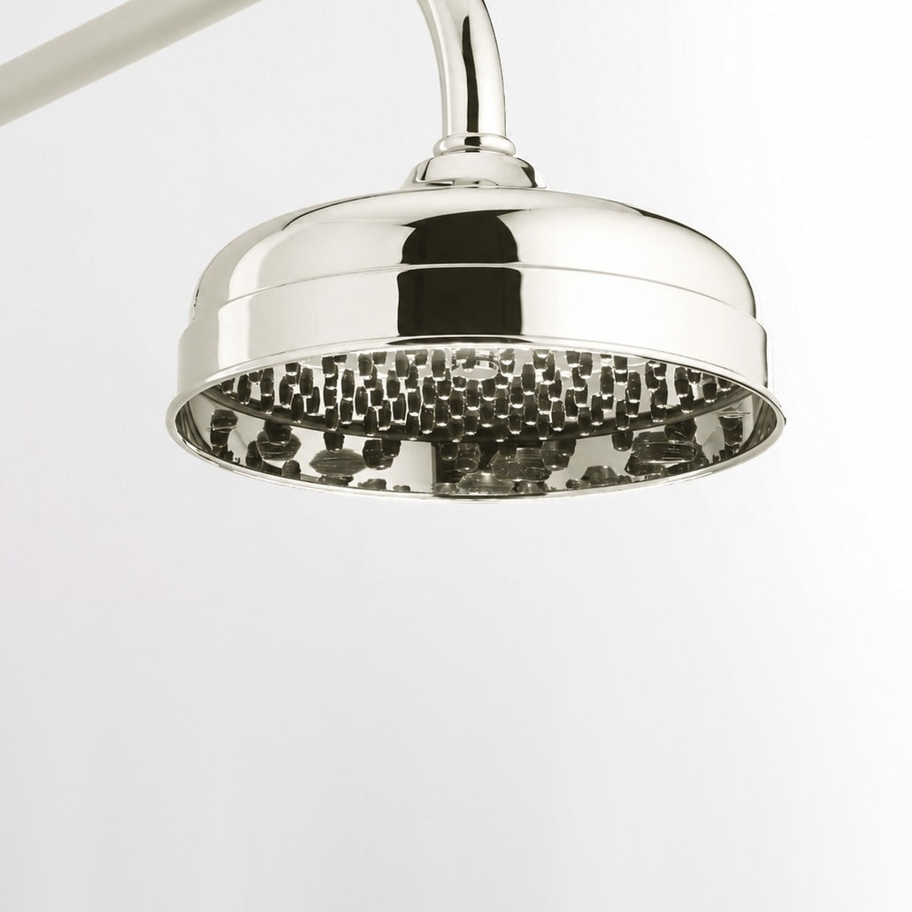 8 inch Traditional Easy Clean Shower Head in Nickel
