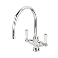 Cross Shape Mono Mixer Kitchen Tap with Round Spout