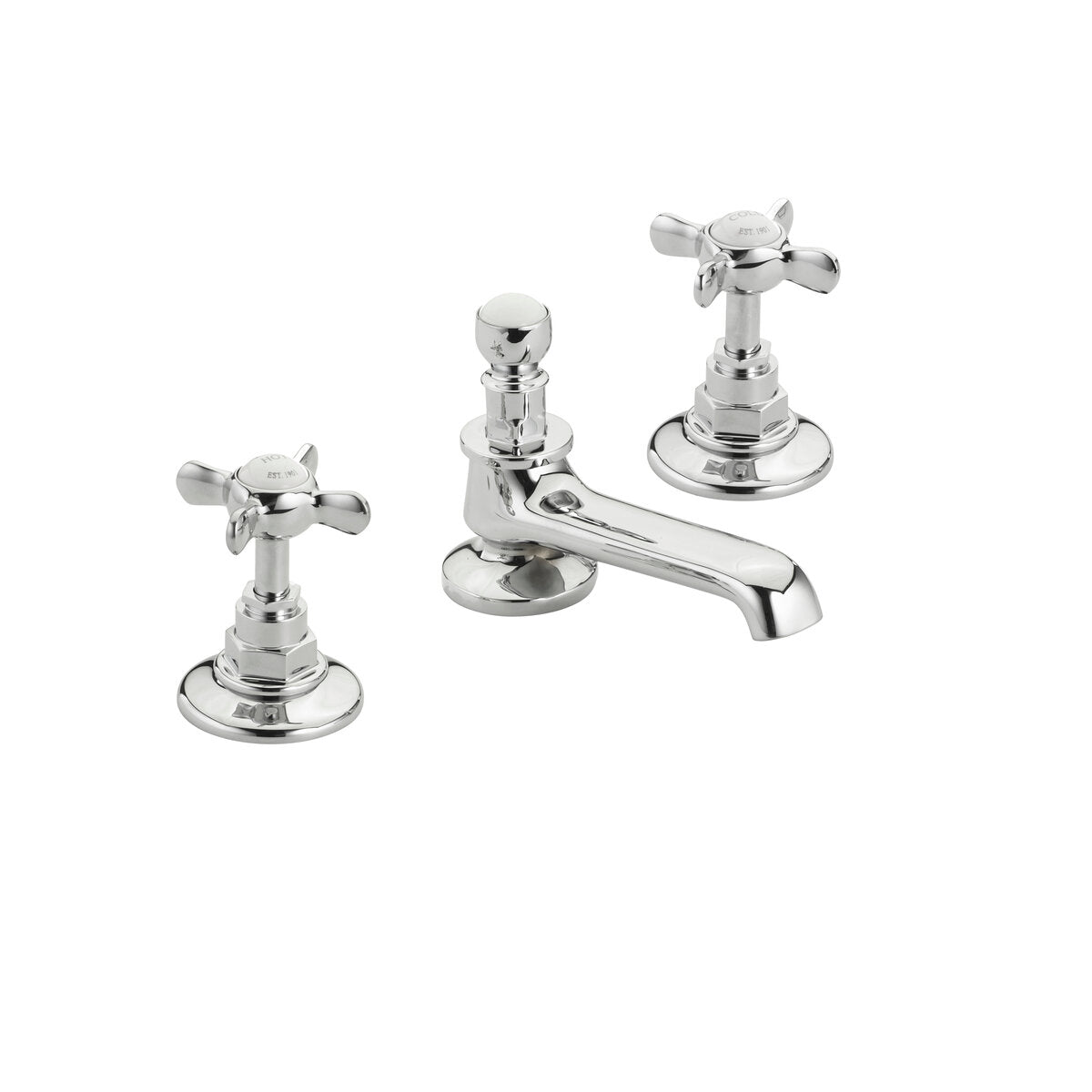 Deck 3-Hole Basin Crosstop Mixer Tap