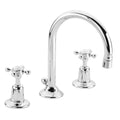 Deck Swan Neck 3-Hole Basin Mixer Tap
