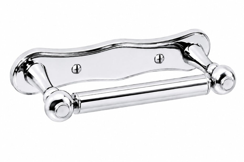 Dog Bone Toilet Roll Holder in Chrome