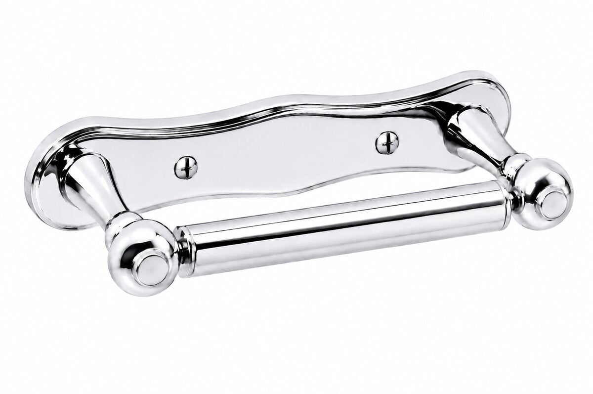 Dog Bone Toilet Roll Holder in Chrome