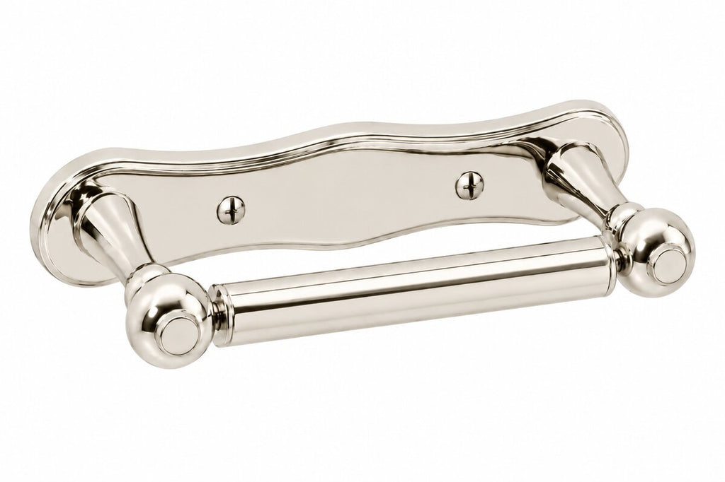 Dog Bone Toilet Roll Holder in Nickel
