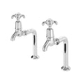Upstand Bib Taps with Teardrop Handles
