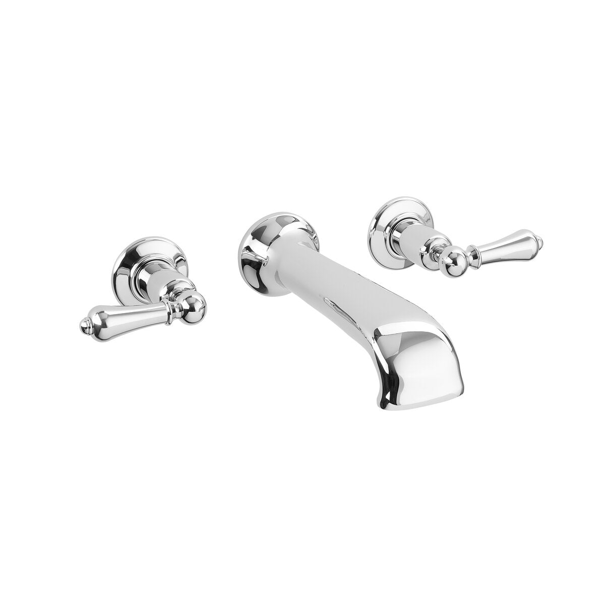 Wall 220mm 3-Hole Bath Mixer Tap