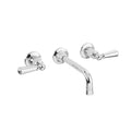 Wall 3-Hole Basin Lever Mixer Tap